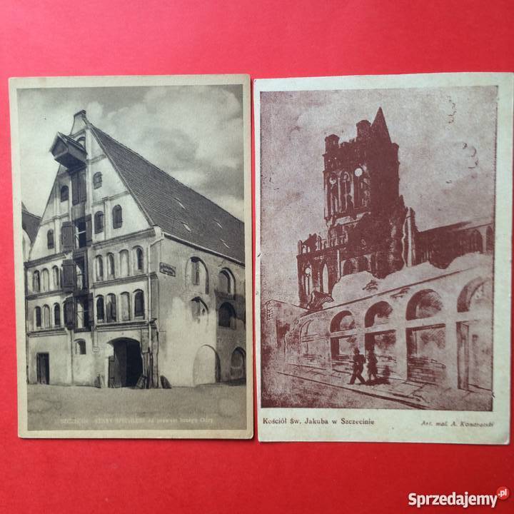 87 Widokówki ze Szczecina Antykwariat Szczecin sprzedam
