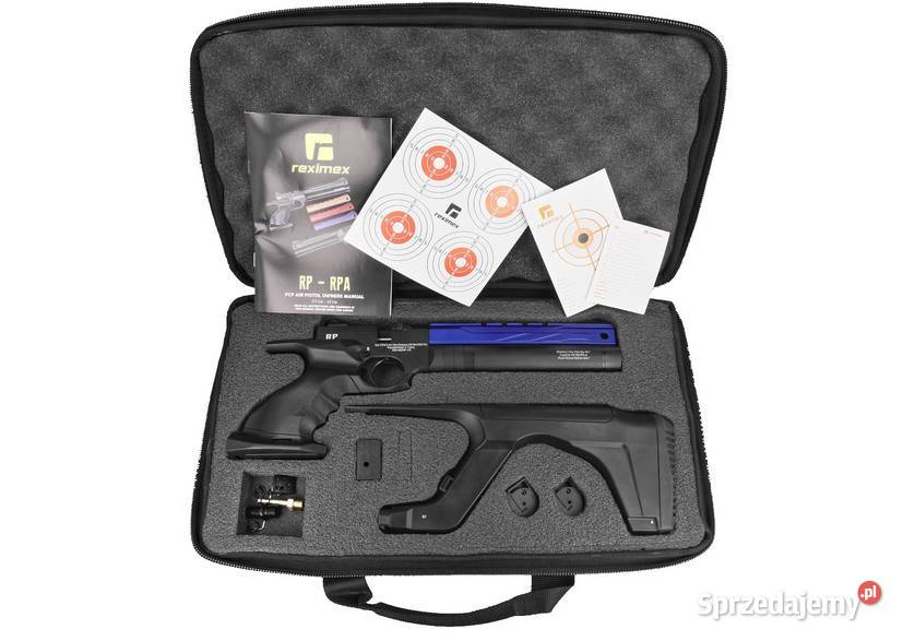 Pistolet wiatrówka PCP Reximex RP BLUE 55 wielkopolskie Trzcianka