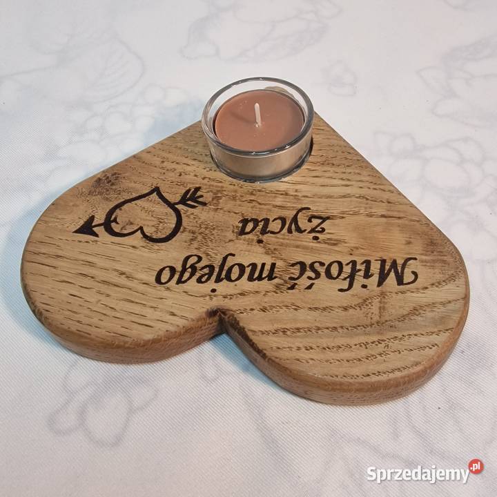 Świecznik drewniany Dija No 45