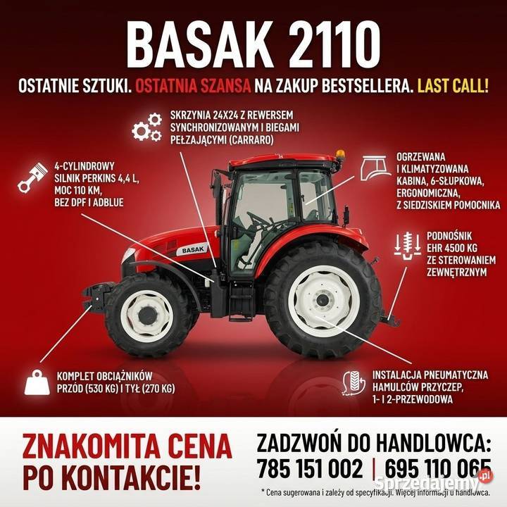 NIE URSUS ZETOR NOWY BASAK 2110 bez Adblue DPF mazowieckie Pułtusk