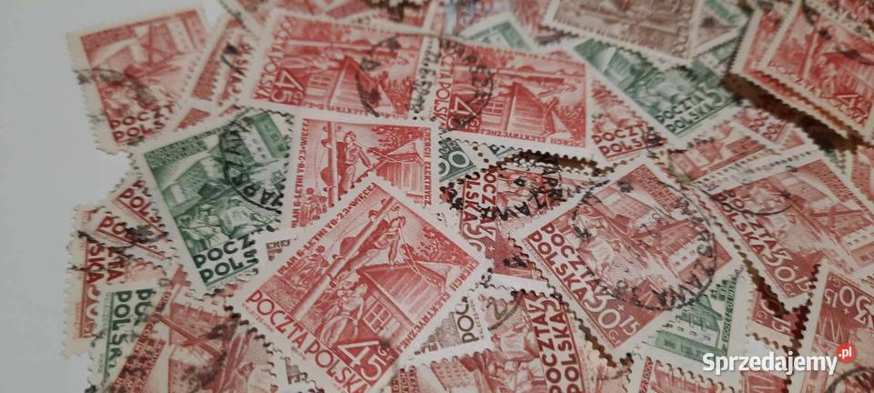 znaczki Budownictwo i elektryfikacja 1952r 150 Warszawa