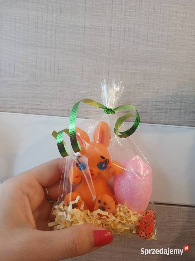 Zajączyk mydlany Wielkanocny z dekorem Wielkanoc Wrocław sprzedam