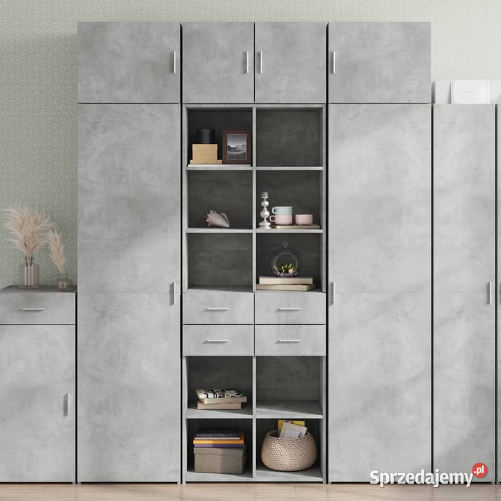 Szafka szarość betonu 70x425x225 materiał Warszawa