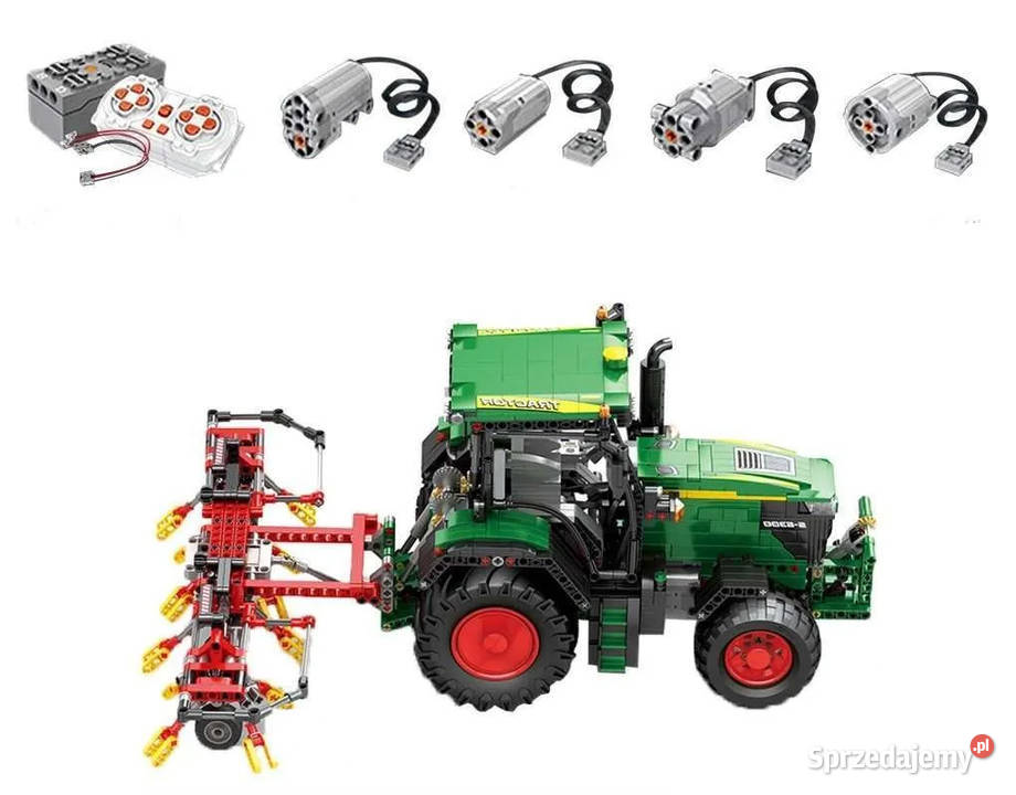 Klocki traktor zielony RC 1664 el 24GHz Warszawa