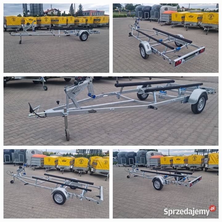 Przyczepa podłodziowa lekka pod ponton łódkę Lesznowola