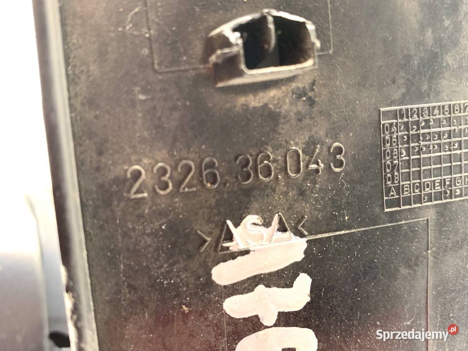 LUSTERKO LEWY MERCEDES W639 Bus ZEWNĘTRZNE LEWA