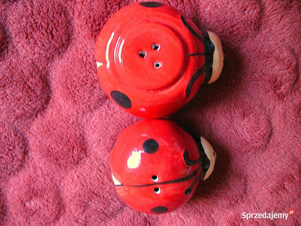 Sól i pieprz Ceramika Biedronki 9 i 7 Rzadki Siedlce sprzedam