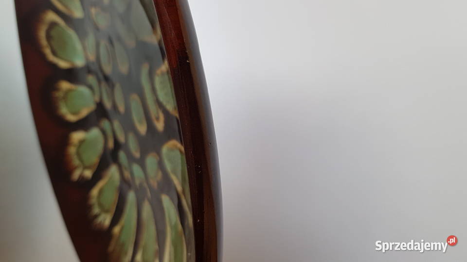 Patera duży talerz Łysa Góra ok 33 ceramika PRL Porcelana i szkło Dąbrowa Górnicza