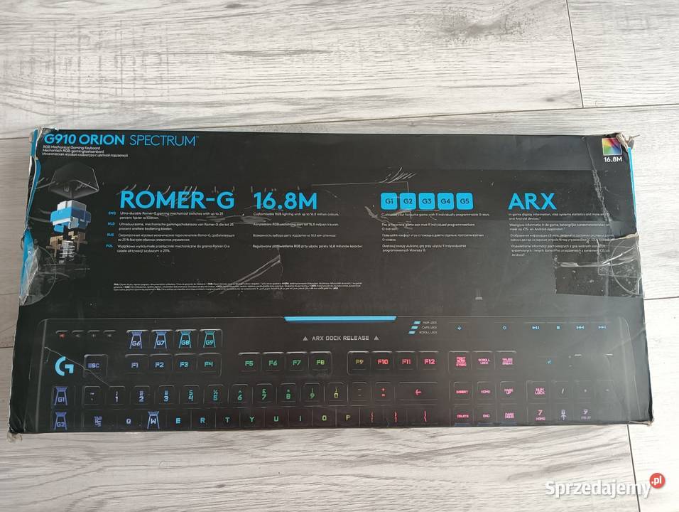 Klawiatura mechaniczna przewodowa Logitech G910 przewodowa Żywiec sprzedam