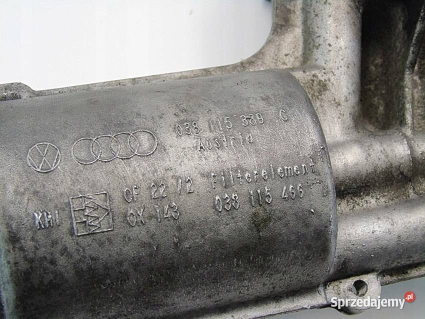OBUDOWA FILTRA OLEJU 19 TDI PASSAT B5 SUPERB A6