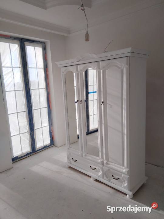 Duża Stylowa Prowansalska Szafa 130 3D3s Biały Inowrocław