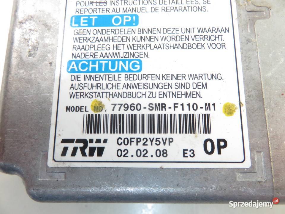 MODUŁ AIRBAG HONDA CIVIC VIII FN FK osobowe