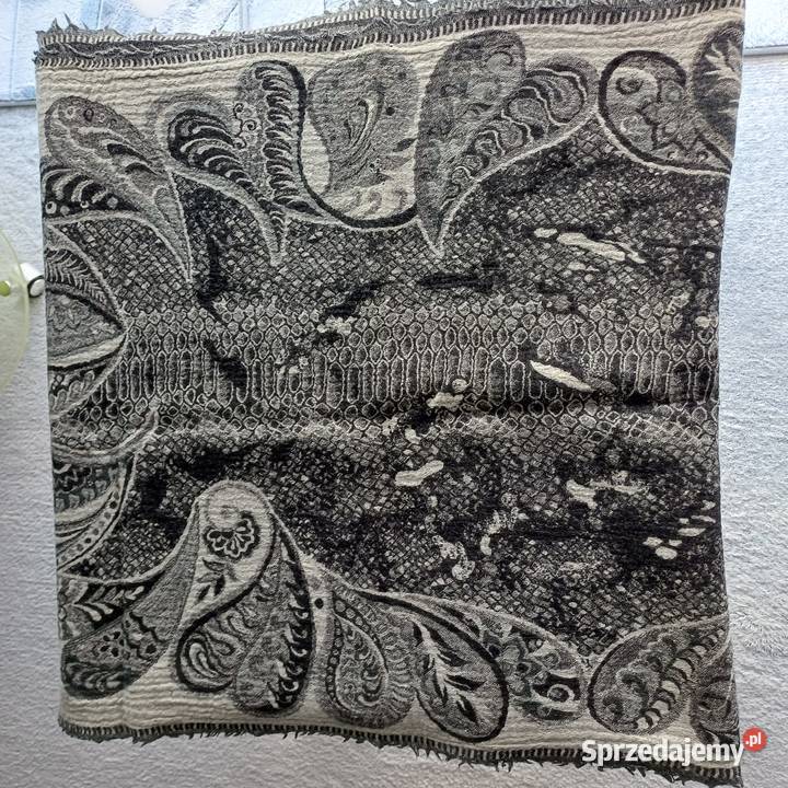 Szalik czarno szary monnari 180x60 Sieradz