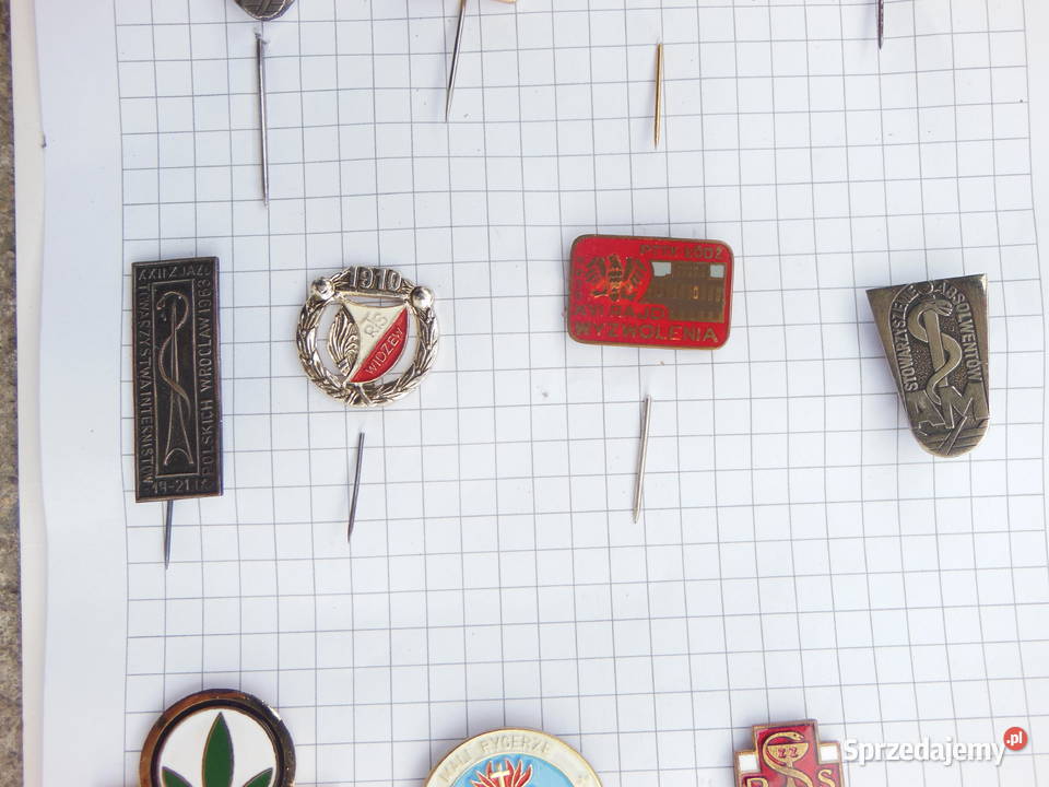 Przypinki z okresu PRLróżne Wrocław