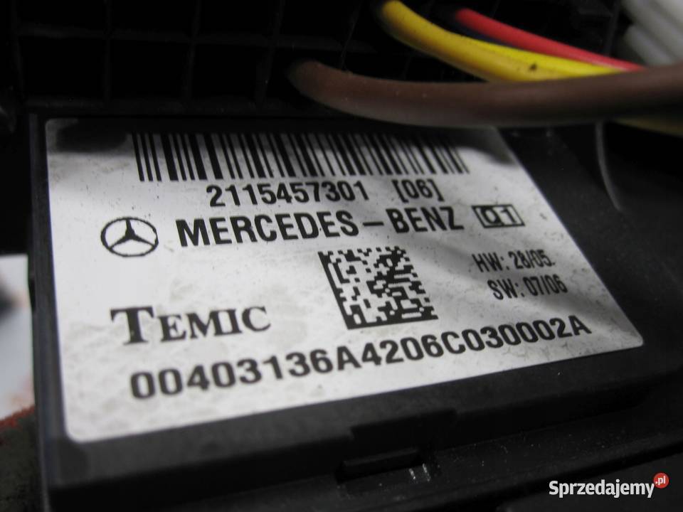 MERCEDES CLS C219 07r skrzynka bezpieczników Skrzynki bezpieczników świętokrzyskie Kielce sprzedam
