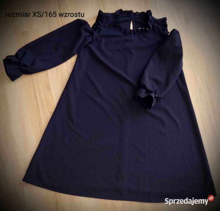 Luźna granatowa sukienka Vubu XS165 Spódnice i sukienki Nysa sprzedam