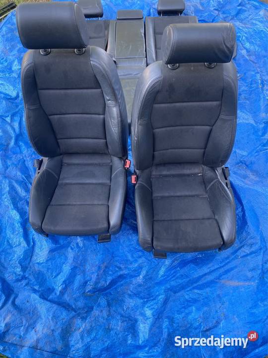 Komplet foteli pół skóry Audi A4 b6 A4 B7