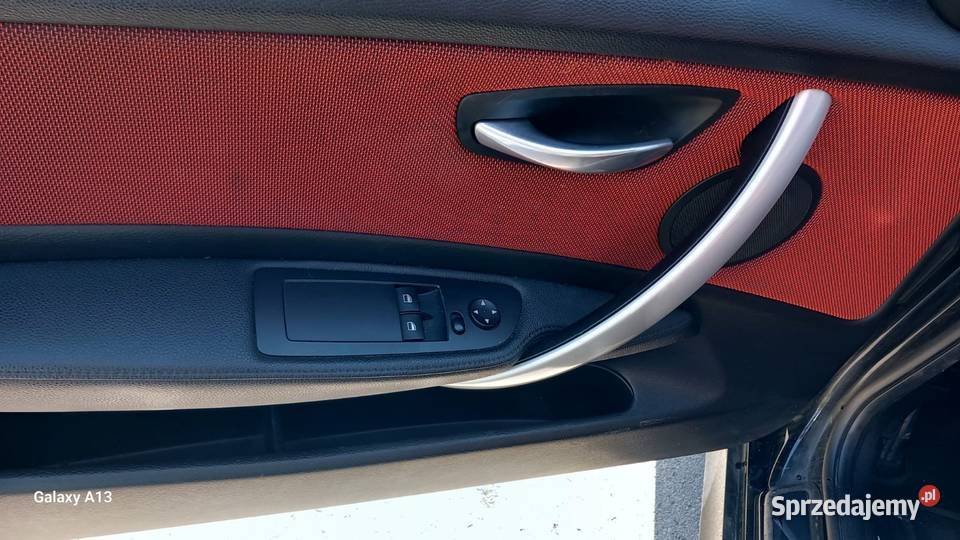 BMW 116i 2007 czarne komplet opon zimowych nieuszkodzony małopolskie Radziszów sprzedam