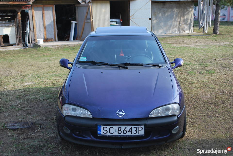 OPEL TIGRA 16LPG Opłaty Alu Xenon Skóra TANIO lakier metallic Tigra Dąbrowa Górnicza sprzedam