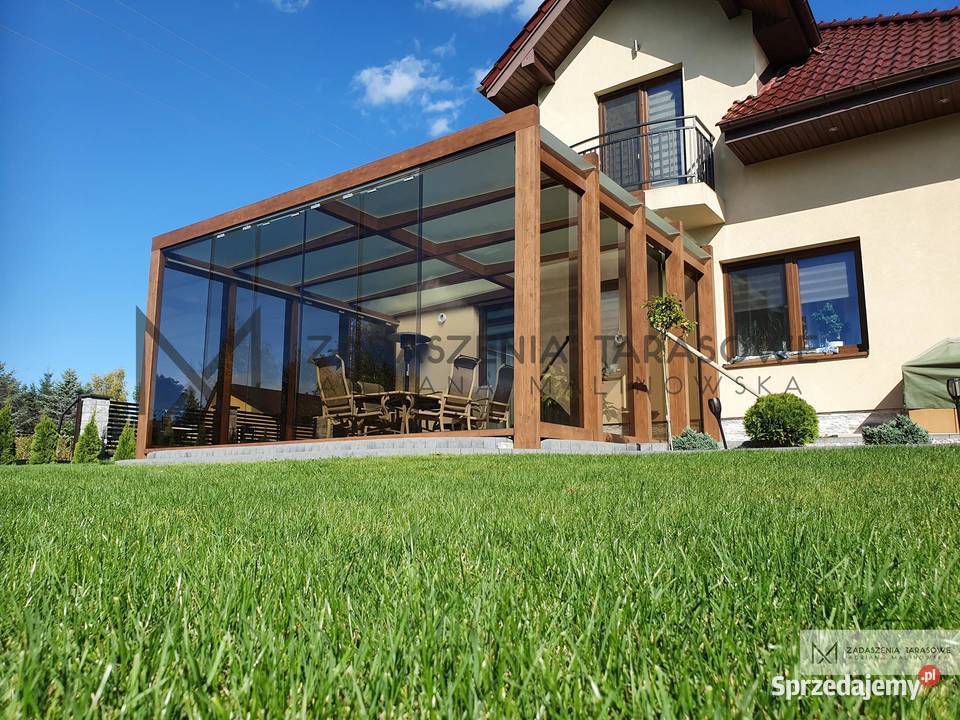 Nowoczesny taras Zadaszenie tarasu Ostrołęka sprzedam