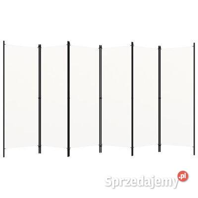 vidaXL Parawan 6panelowy biały 300 x 180 Warszawa