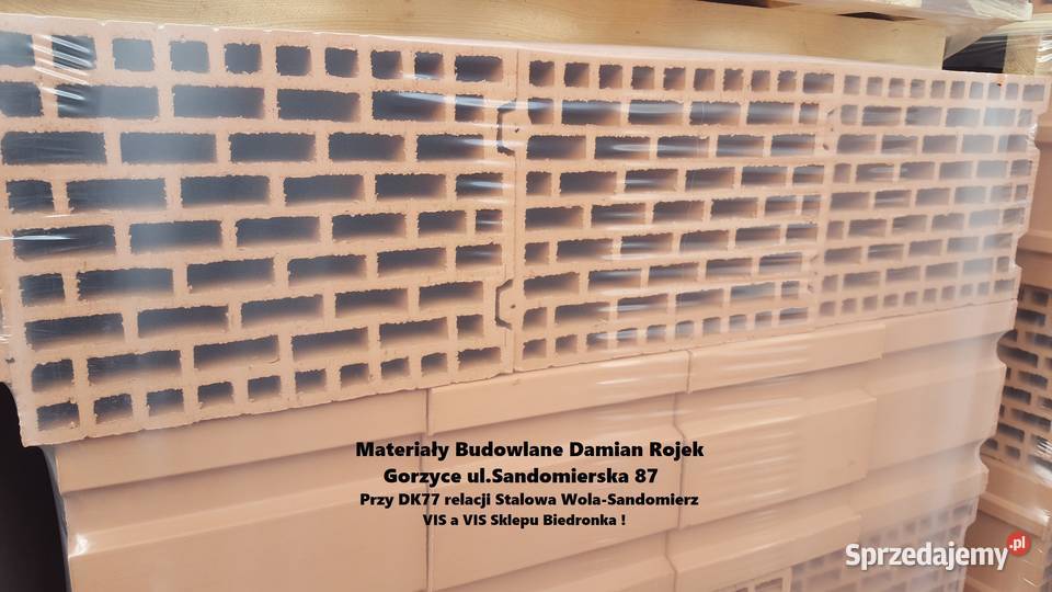 Pustak cegła bloczek 25 PW Leier Thermopor zewnętrzne Gorzyce