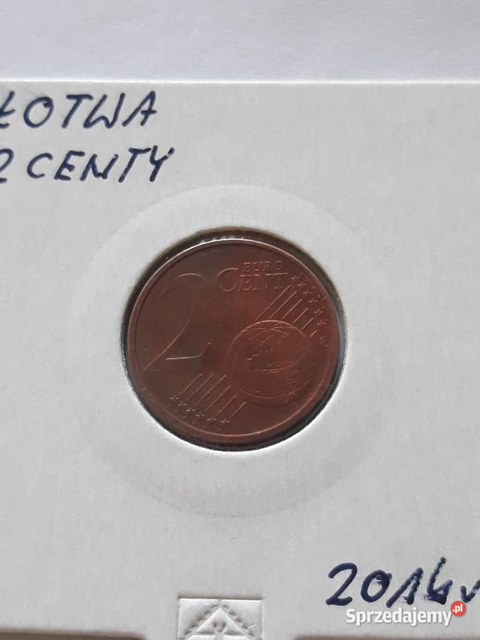 2 Eurocenty Łotwa 2014 r Konin