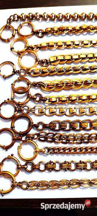 zegarek kieszonkowy dewizki złocone 18K złotem Mielec