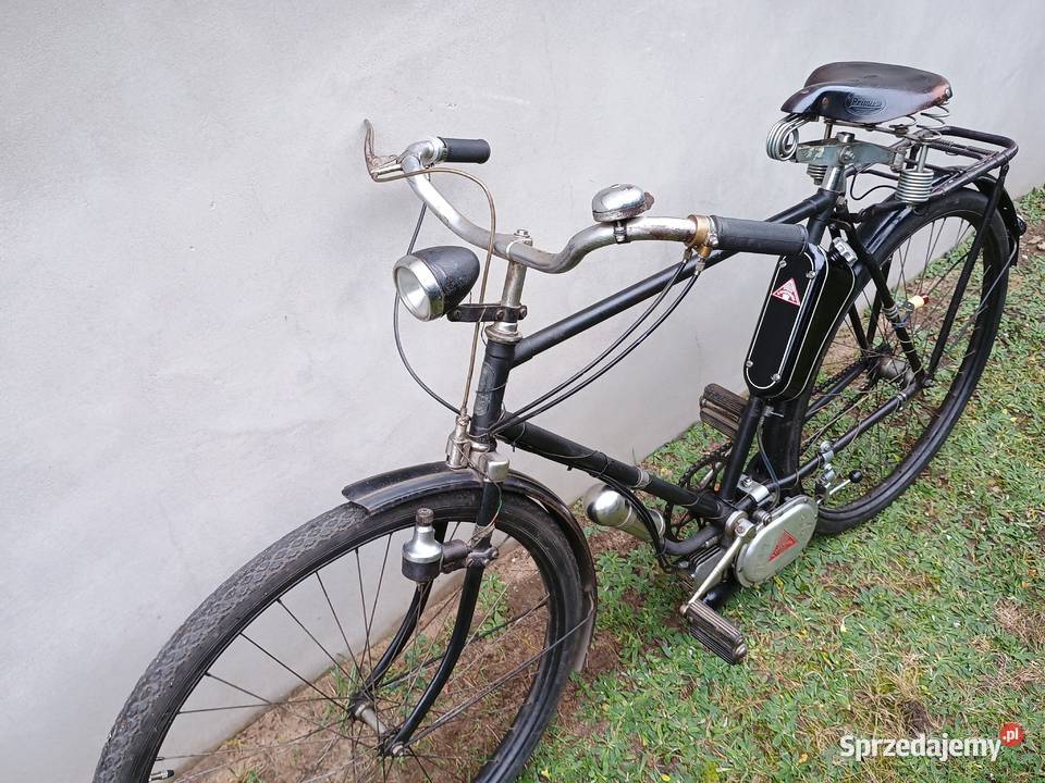 Rower z silnikiem Lohmann diesel zabytkowy Kurzętnik