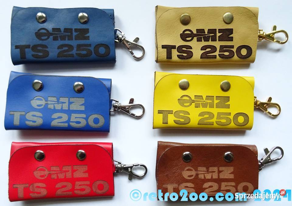 Etui brelok skórzane skóra MZ TS 250 DDR podkarpackie