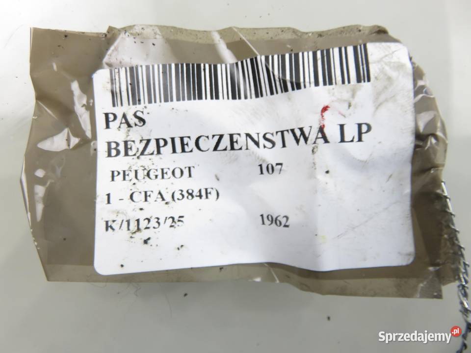 PAS LEWY PRZEDNI PEUGEOT 107 7P2190P
