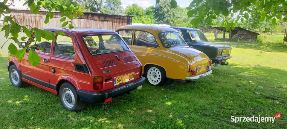 Auto do ślubu Syrena 105L Fiat 125p Fiat 126p Wynajem pojazdów