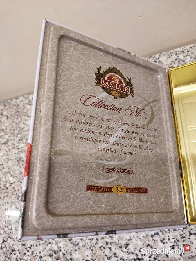 Basilur Collection No1 Opakowanie pudełko puszka opolskie