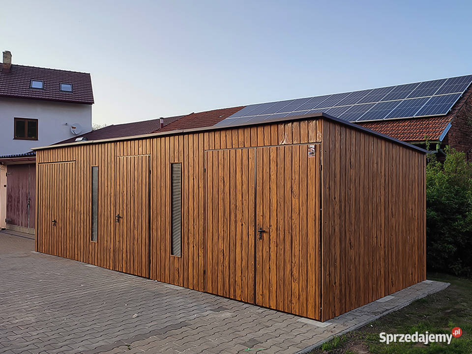 Blaszany garaż 83 m złoty dąb jasny Wrocław sprzedam