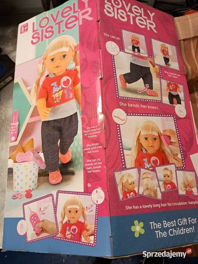 Lalka z akcesoriami duża ładna
