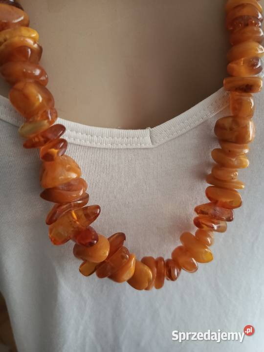 Naszyjnik Bursztyn Vintage 112gr podlaskie Białystok