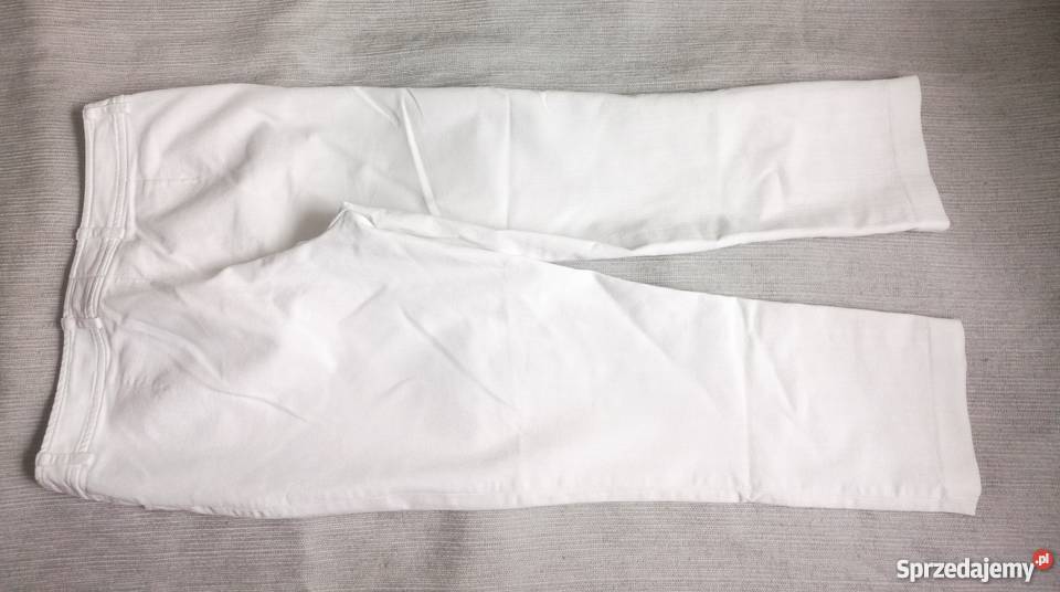 BIAŁE JEANSOWE SPODNIE HENNES R38 Moda i Styl Łódź sprzedam