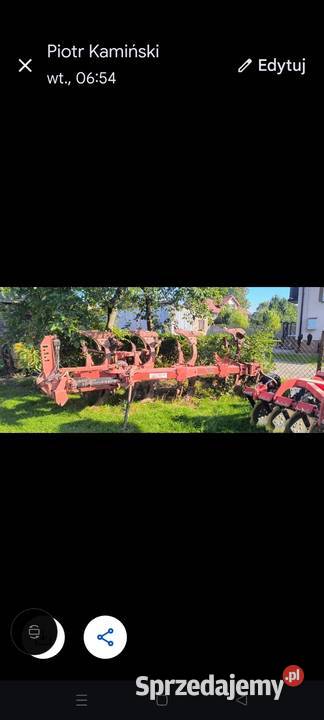 Pług Gregoire Besson Pługi Stare Biernaty sprzedam