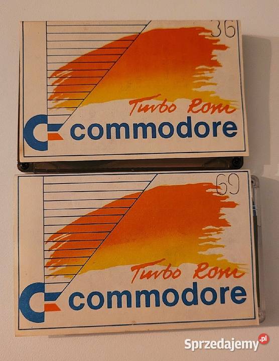 Kasety z grami komputerowymi do Commodore 64 kujawsko-pomorskie