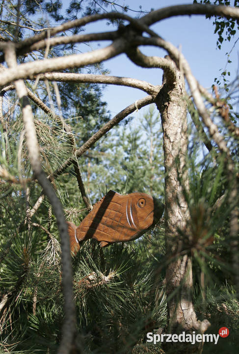 Ryby dekoracyja zawieszana na drzewo Drewniana Warszawa sprzedam