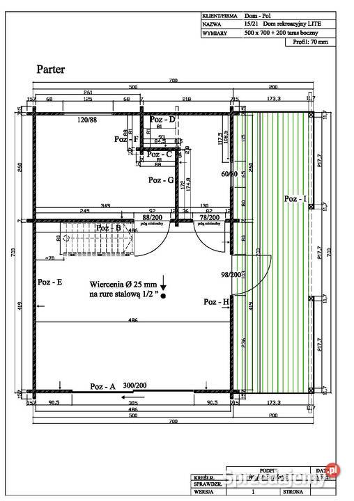 Dom drewniany z bala Malta 50 m2 bez pozwolenia sprzedam