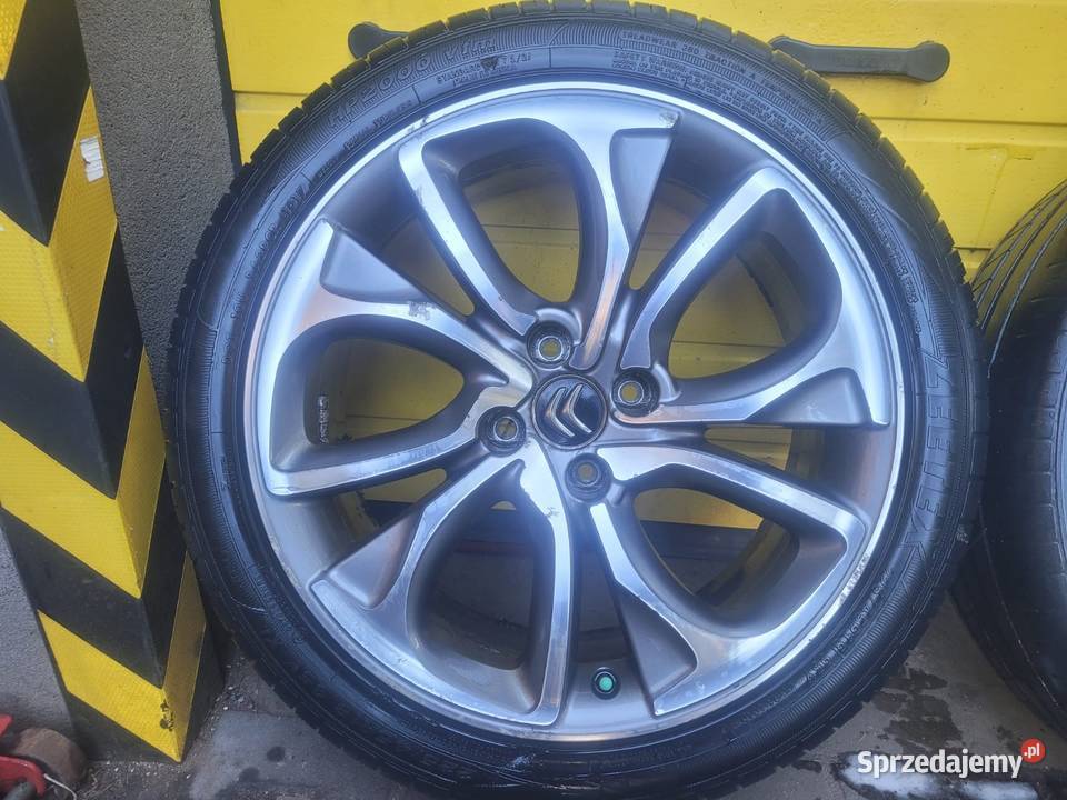 Originalne felgi aluminiowe Citroen 17 komplet Łódź sprzedam