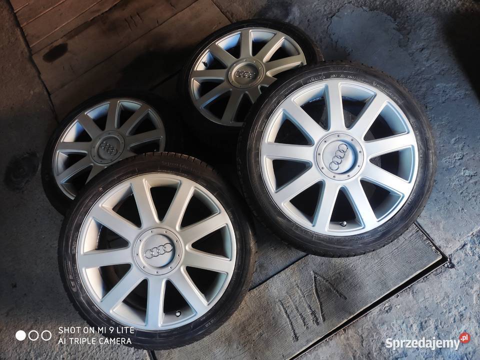 Alufelgi 18 5x112 Audi SLine z oponami Rozmiar 18" Lubenia