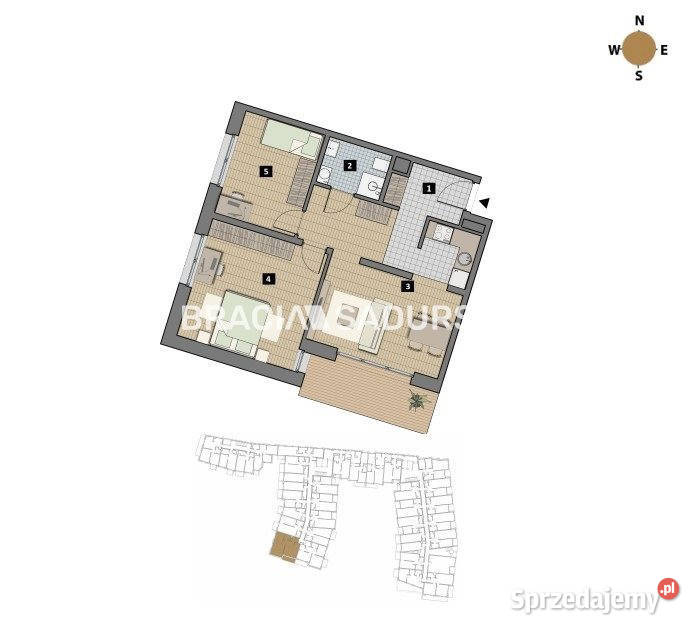 sprzedaży mieszkania 6254m2 3 pokojowe Kraków małopolskie