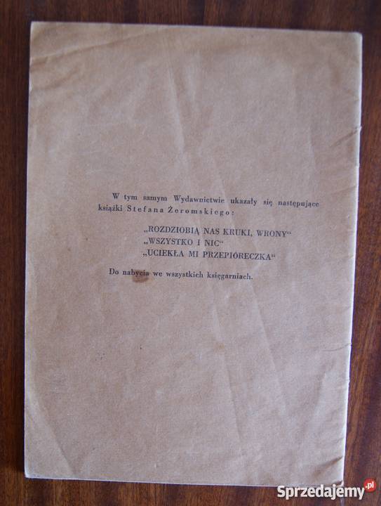 Stefan Żeromski Słowo o Bandosie 1946 Parczew