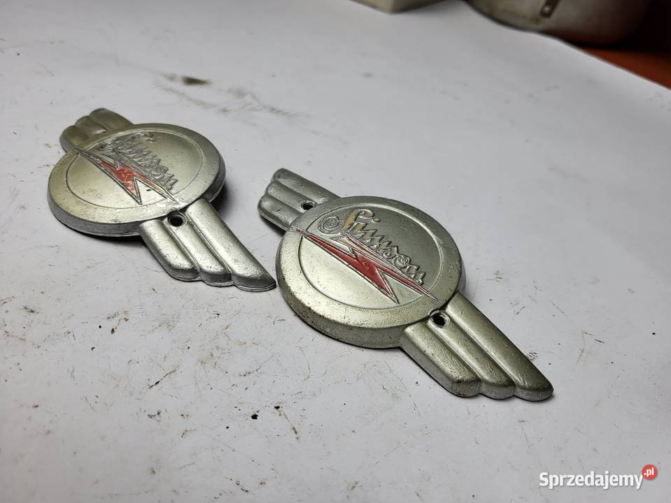 EMBLEMATY SIMSON AWO SPORT ZBIORNIK BAK Okleiny i naklejki Okleiny i naklejki Rybnik sprzedam