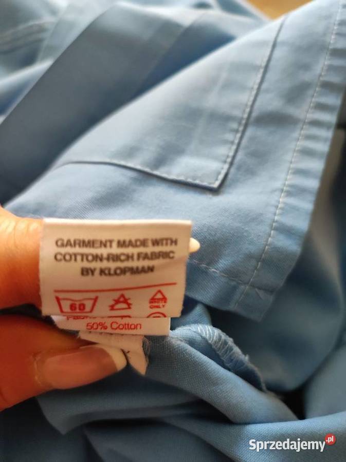 niebieska fartuch bluza medyczna stomatologoczna krótki Kielce