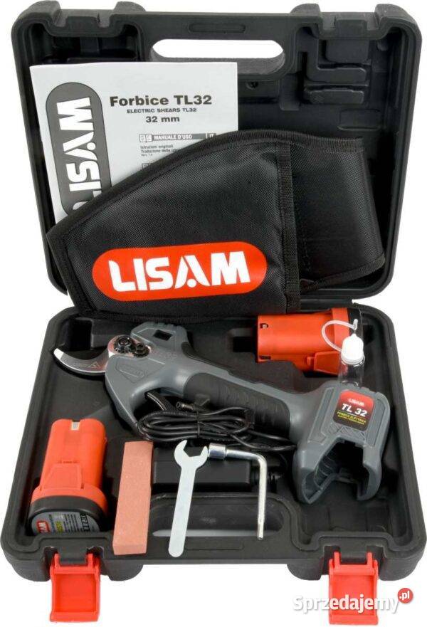 Sekator elektryczny LISAM TL32 kompletny Nożyce i sekatory Rawa Mazowiecka
