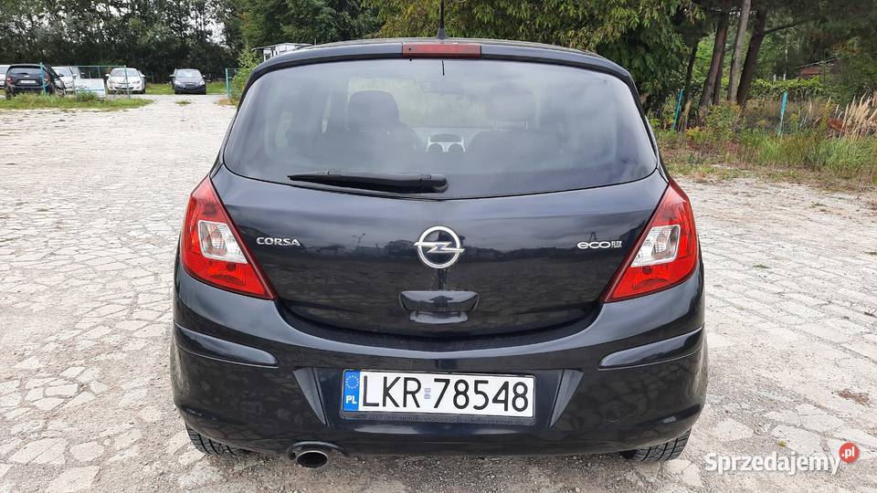 Opel Corsa Lift 12 16V Benzyna Klima sprawna czarny Corsa lubelskie Kraśnik