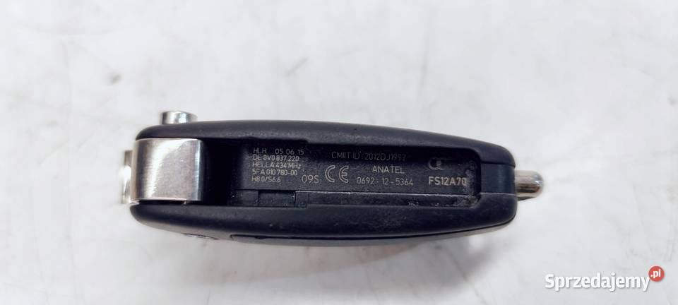 KLUCZYK PILOT SCYZORYK AUDI A3 8V 8V0837220